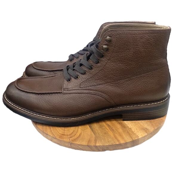 Banana Republic Moc Toe Leather Chukka Boot Men\'s 12 Brown Lace Up main image 5